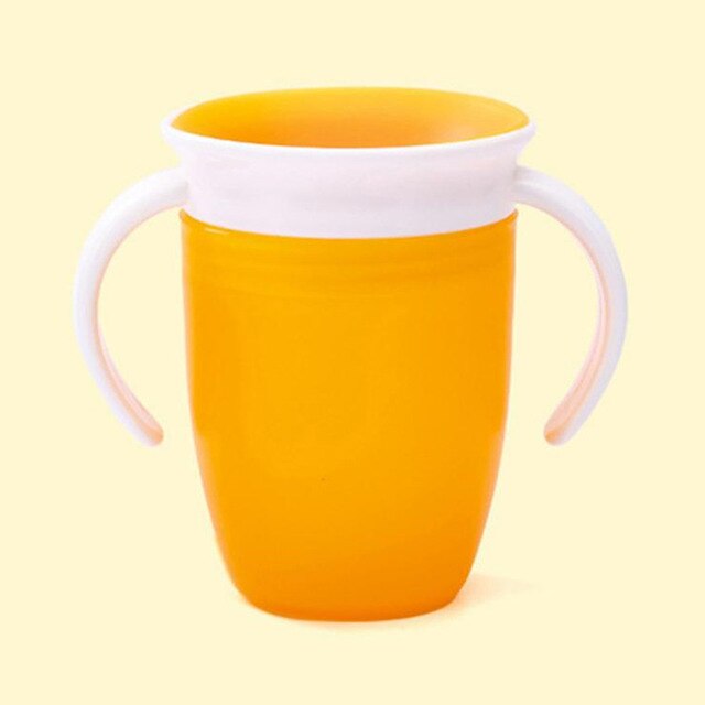 Baby Cups Can Be Turned Magic Cup Baby Learning Drinking Cup Leakproof Child Water Cup Bottle 240ml Copos Learning Cup Baby Cup