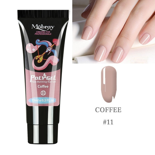5PCS Poly Extension Gel Set Nail Art French Nail Art