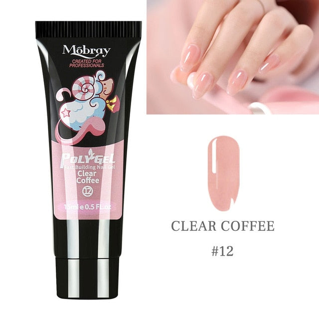 5PCS Poly Extension Gel Set Nail Art French Nail Art
