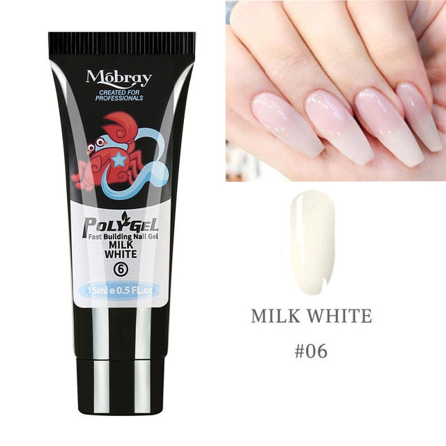 5PCS Poly Extension Gel Set Nail Art French Nail Art