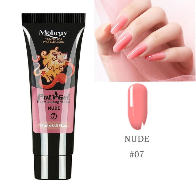 5PCS Poly Extension Gel Set Nail Art French Nail Art