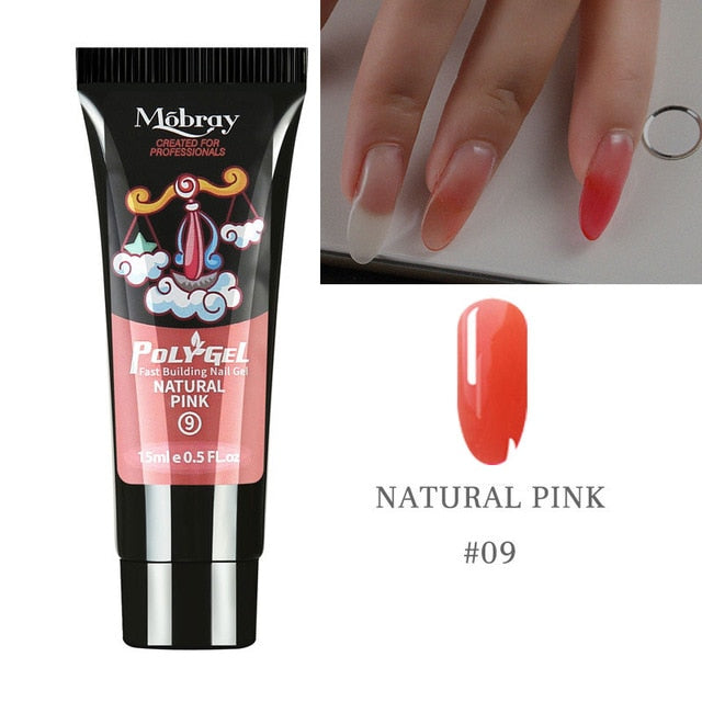 5PCS Poly Extension Gel Set Nail Art French Nail Art