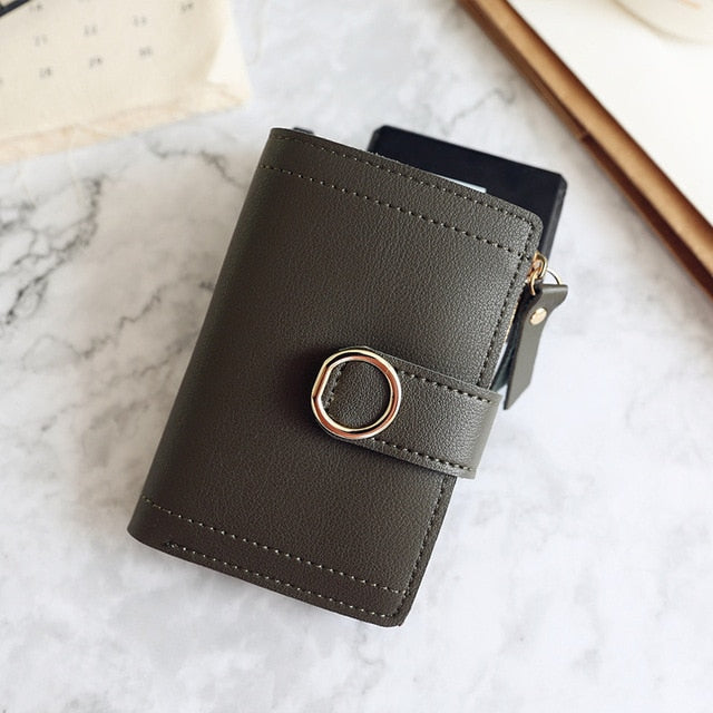 Leather Money Clip Wallet