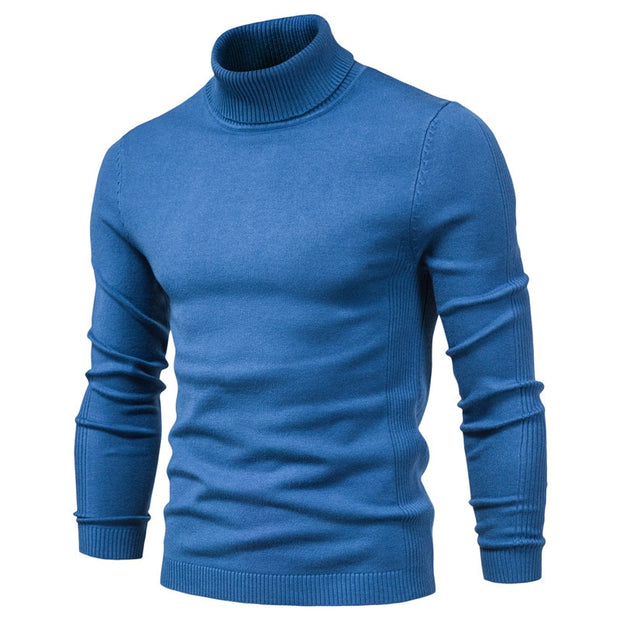 Mens Sweaters Casual TurtleNeck