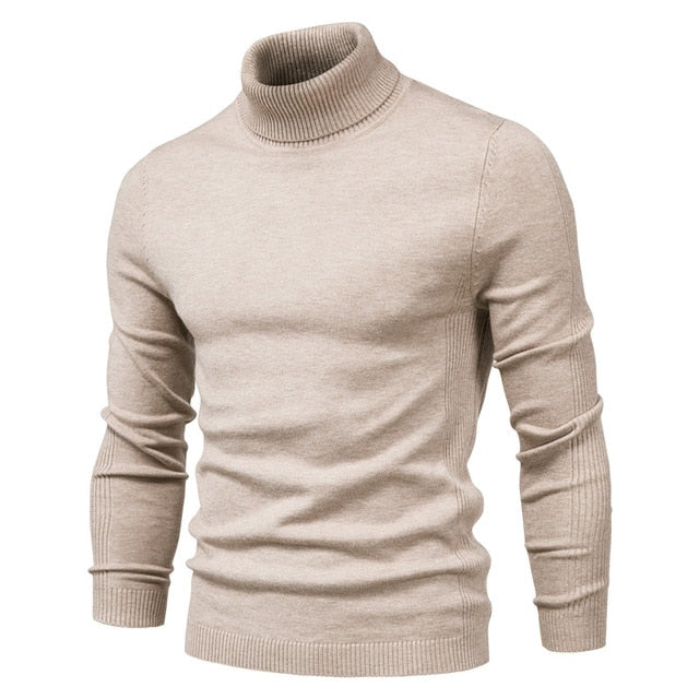 Mens Sweaters Casual TurtleNeck