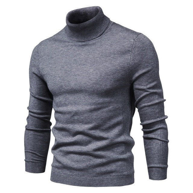 Mens Sweaters Casual TurtleNeck
