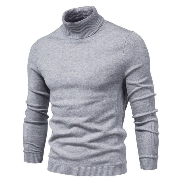 Mens Sweaters Casual TurtleNeck