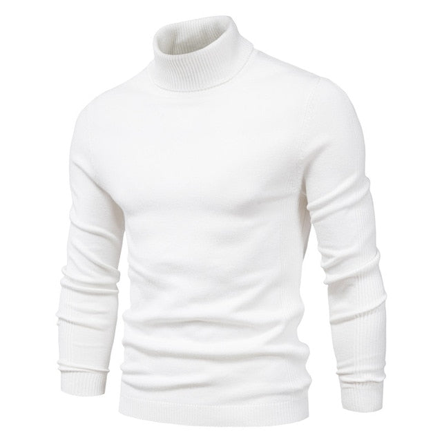 Mens Sweaters Casual TurtleNeck