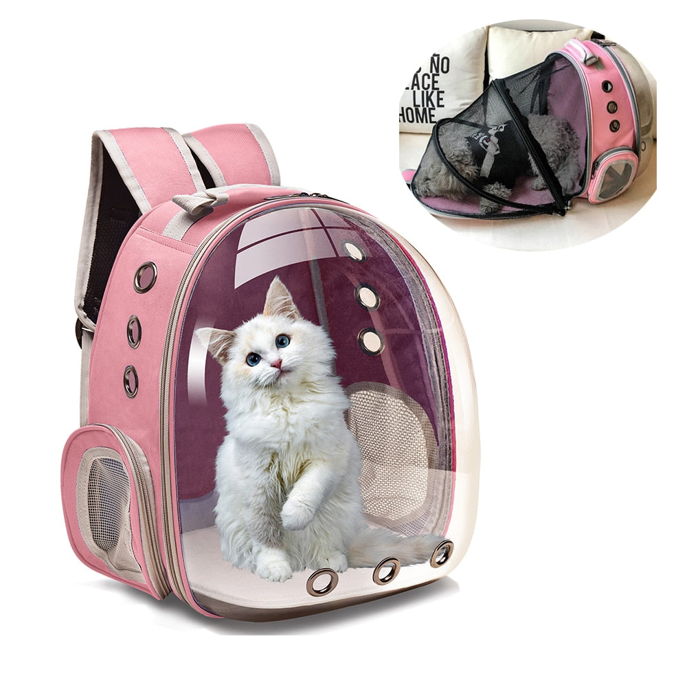 Cat Carrier Bags Breathable Pet Carriers Backpack