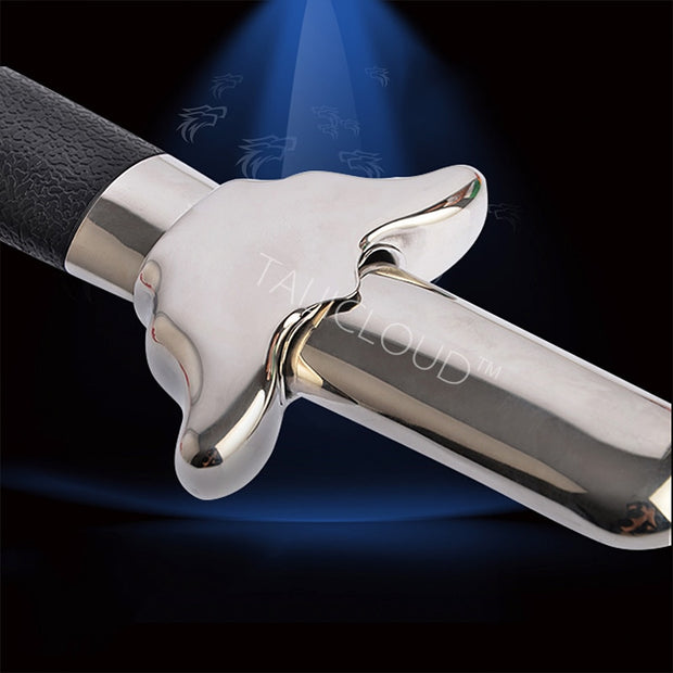 Tai Chi Sword Telescopic Sword Full Metal Stainless Steel Folding Kung Fu Martial Arts Show Morning Exercises Free Sword Bag