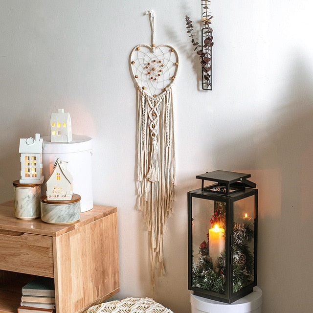 Star & Moon Macrame Dream Catcher