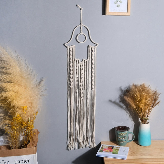 Star & Moon Macrame Dream Catcher