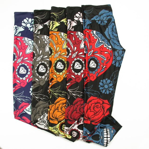 Sugar Skull Sports Leggings Yoga Pants