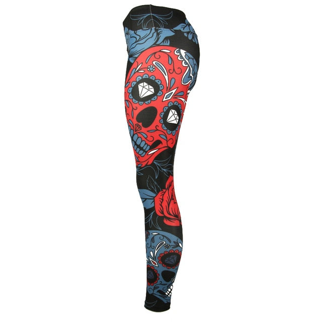 Sugar Skull Sports Leggings Yoga Pants