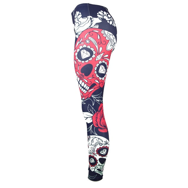 Sugar Skull Sports Leggings Yoga Pants