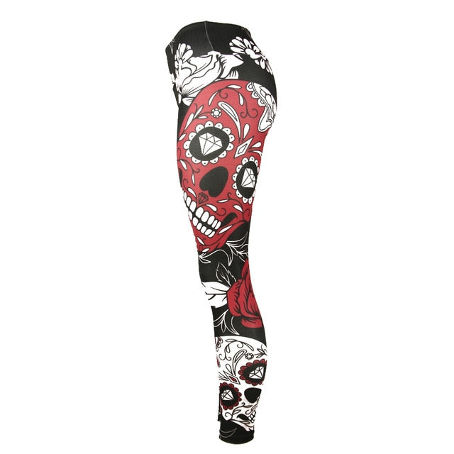 Sugar Skull Sports Leggings Yoga Pants